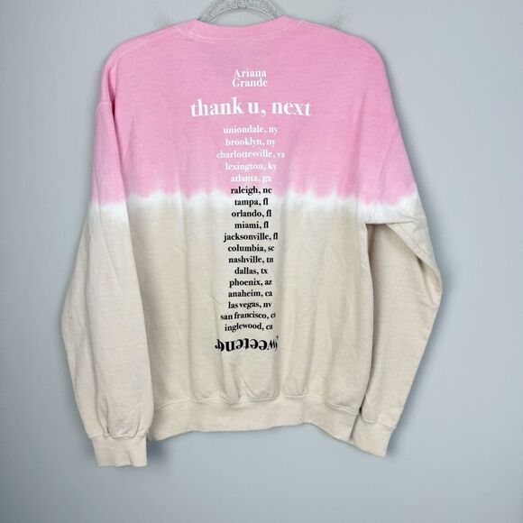 ARIANA GRANDE | RARE Thank U Next Sweetener Tour Crewneck Women’s Size Medium - Picture 8 of 8